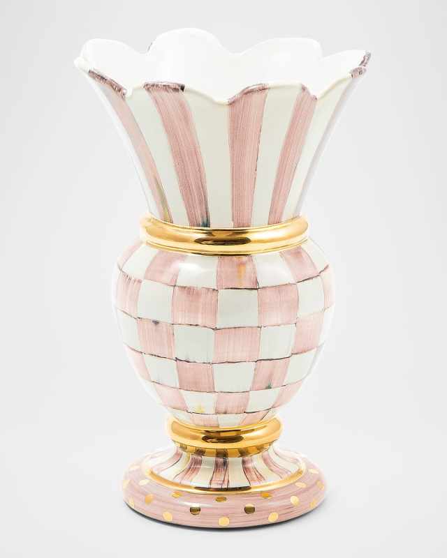 Rosy Check Ceramic Great Vase